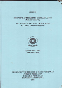 AKTIVITAS ANTIDIABETES EKTRAK LAMUN (Halodule uninervis)