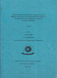 ANALISIS TERHADAP PEMANFAATAN JURNAL ELEKTRONIK BHINEKA TUNGGAL IKA (JBTI) OLEH MAHASISWA PENDIDIKAN PANCASILA DAN KEWARGANEGARAAN (PPKn) FKIP UNIVERSITAS SRIWIJAYA