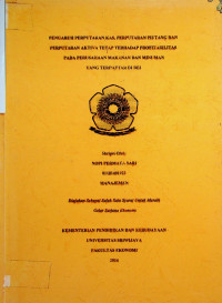 PENGARUH PERPUTARAN KAS, PERPUTARAN PIUTANG DAN PERPUTARAN AKTIVA TETAP TERHADAP PROFITABILITAS PADA PERUSAHAAN MAKANAN DAN MINUMAN YANG TERDAFTAR DI BEI