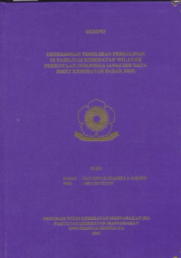 DETERMINAN PEMILIHAN PERSALINAN DI FASILITAS KESEHATAN WILAYAH PERKOTAAN INDONESIA (ANALISIS DATA RISET KESEHATAN DASAR 2018)