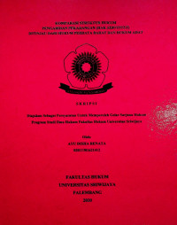 KOMPARASI STRUKTUR HUKUM PENGABDIAN PEKARANGAN (HAK SERVITUUT) DITINJAU DARI HUKUM PERDATA BARAT DAN HUKUM ADAT