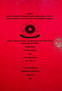 ASPEK YURIDIS PENGHIBAHAN SAHAM BERDASARKAN UNDANG - UNDANG NOMOR 40 TAHUN 2007 TENTANG PERSEROAN TERBATAS