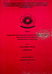 PENJATUHAN SANKSI PIDANA DARI PUTUSAN HAKIM TERHADAP PELAKU KEJAHATAN SEKSUAL PADA ANAK DITINJAU DARI TEORI PEMIDANAAN (STUDI PUTUSAN NOMOR : 28/PID.SUS/2018/PN BKT DAN PUTUSAN NOMOR : 99/PID.SUS/2020/PN MBN )