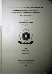 PENILAIAN TINGKAT KAPABILITAS TATA KELOLA TEKNOLOGI INFORMASI MENGGUNAKAN FRAMEWORK COBIT 5 (STUDI KASUS: DINAS KOMUNIKASI DAN INFORMATIKA KOTA PRABUMULIH)