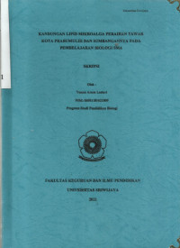 KANDUNGAN LIPID MIKROALGA PERAIRAN TAWAR KOTA PRABUMULIH DAN SUMBANGANNYA PADA PEMBELAJARAN BIOLOGI SMA