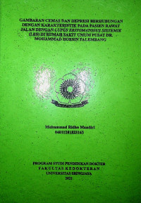 GAMBARAN CEMAS DAN DEPRESI BERHUBUNGAN DENGAN KARAKTERISTIK PADA PASIEN RAWAT JALAN DENGAN LUPUS ERITOMATOSUS SISTEMIK (LES) DI RUMAH SAKIT UMUM PUSAT DR. MOHAMMAD HOESIN PALEMBANG