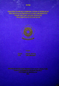 ANALISIS DAMPAK PANDEMI COVID-19 TERHADAP PELAKSANAAN PROGRAM USAHA KESEHATAN SEKOLAH PADA SEKOLAH DASAR DI KABUPATEN MUSI RAWAS