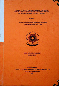 PEMBUATAN DAN UJI KINERJA MEMBRANE ELECTRODE ASSEMBLY (MEA) DENGAN KATALIS Pd-Co/C PADA PROTON EXCHANGE MEMBRANE FUEL CELL (PEMFC)