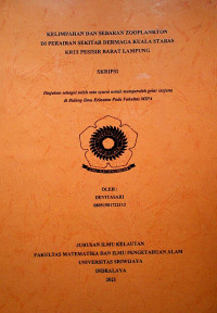 KELIMPAHAN DAN SEBARAN ZOOPLANKTON DI PERAIRAN SEKITAR DERMAGA KUALA STABAS KRUI PESISIR BARAT LAMPUNG
