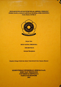 PENGARUH INFLASI DAN KURS DOLAR AMERIKA TERHADAP INDEKS HARGA SAHAM GABUNGAN DI BURSA EFEK INDONESIA PADA MASA COVID-19