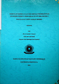 HUBUNGAN KEPERCAYAAN DIRI DENGAN PROKRASTINASI AKADEMIK PESERTA DIDIK KELAS XI UPT SMA NEGERI 3 MUSI RAWAS TAHUN AJARAN 2020/2021