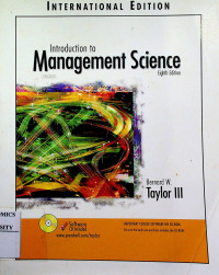 Introduction to Management Science, Eighth Edition