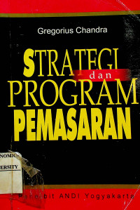 STRATEGI dan PROGRAM PEMASARAN