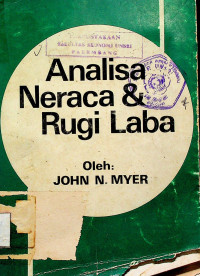 Analisa Neraca & Rugi Laba
