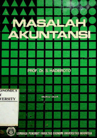 MASALAH AKUNTANSI, BUKU DUA