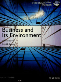 Business and Its Environment, SEVENTH EDITION