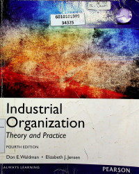Industrial Organization ; Theory and Practice FOURTH EDITION