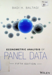 ECONOMETRIC ANALYSIS OF PANEL DATA , FIFTH EDITION