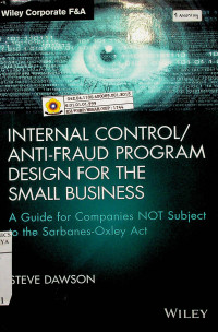 INTERNAL CONTROL/ANTI-FRAUD PROGRAM DESIGN FOR THE SMALL BUSINESS