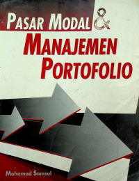 PASAR MODAL & MANAJEMEN PORTOFOLIO