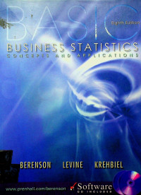 BASIC BUSINESS STATISTICS:  CONCEPTS AND APPLICATIONS Eighth Edition