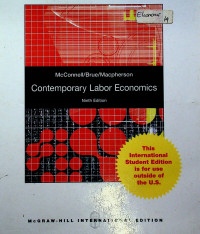 Contemporary Labor Economics, Ninth Edition