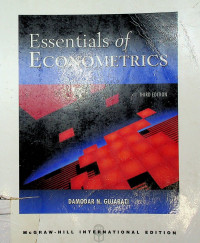 Essentials of Econometrics, THIRD EDITION