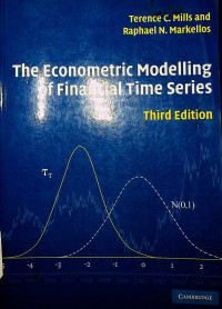 The Econometric Modelling of Financial Time Series, Third Edition