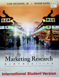 Marketing Research : International Student Version