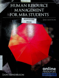 HUMAN RESOURCE MANAGEMENT FOR MBA STUDENT