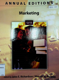 MARKETING 12/13: ANNUAL EDITIONS