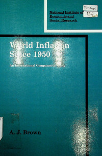 World Inflation Since 1950 : An International Comparative Study