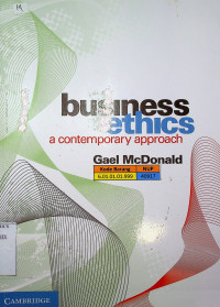 business ethics: A Contemporary Approach