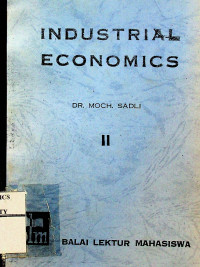 INDUSTRIAL ECONOMICS