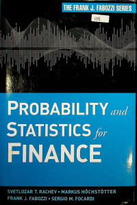 PROBABILITY and STATISTICS for FINANCE