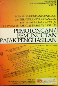 PEMOTONGAN/PEMUNGUTAN PAJAK PENGHASILAN