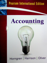 Accounting, EIGHT EDITION