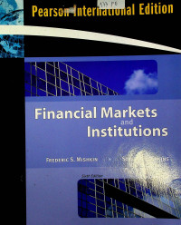 Financial Markets and Institutions