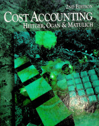 COST ACCOUNTING 2ND EDITION