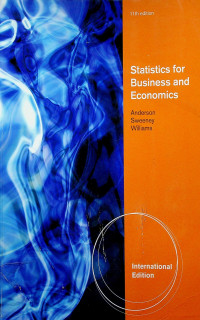 Statistics for Business and Economics 11th Edition