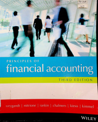 PRINCIPLES OF financial accounting THIRD EDITION