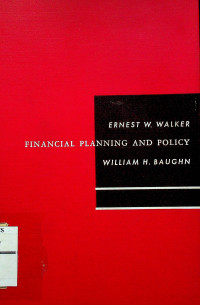 FINANCIAL PLANNING AND POLICY