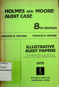 ILLUSTRATIVE AUDIT PAPERS