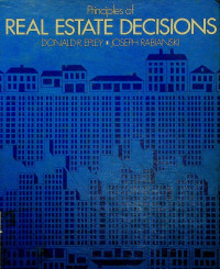 Principles of REAL ESTATE DICISIONS