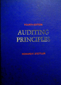 AUDITING PRINCIPLES, FOURTH EDITION