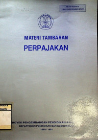 Image of MATERI TAMBAHAN PERPAJAKAN