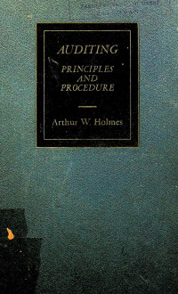 AUDITING PRINCIPLES AND PROCEDURE