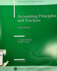 ACCOUNTING ; Principles & Practices