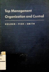 Top Management Organization and Control