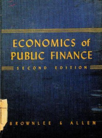 ECONOMIC of PUBLIC FINANCE, SECOND EDITION